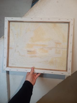 Cuadro barcas con lago