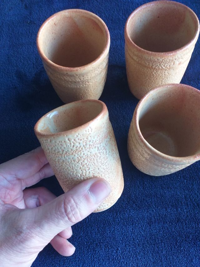 MC NUEVO Juego de 4 vasos de té japonés