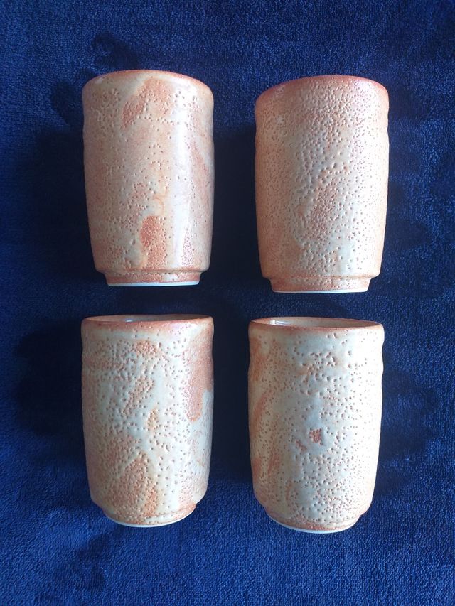 MC NUEVO Juego de 4 vasos de té japonés