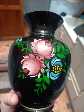 Jarrón de flores vintage