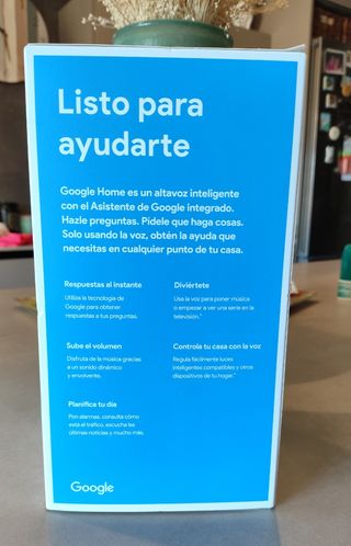Caja Google Home