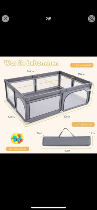 Corral para bebe - parque infantil