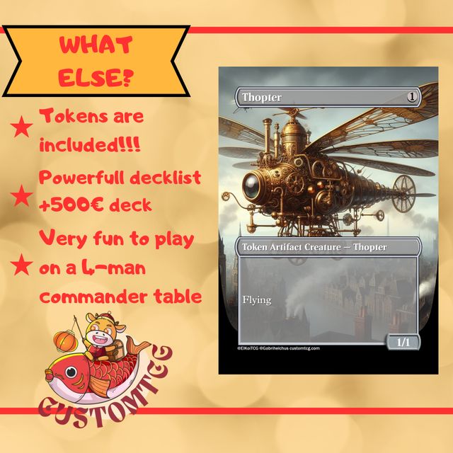 Deck Anime Commander: deck personalizado Ashnod MTG