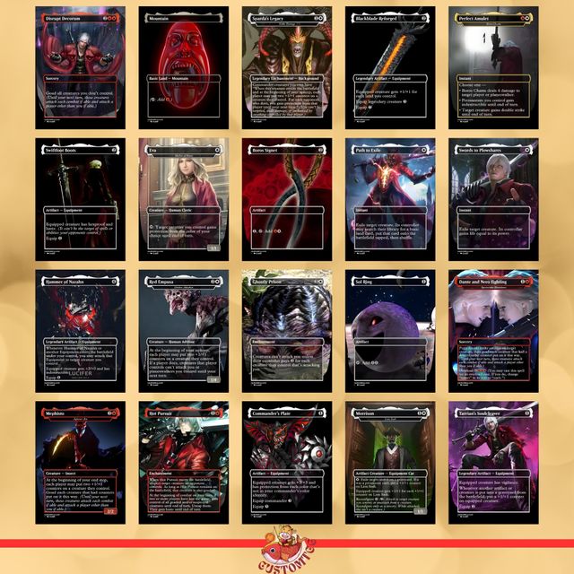 Devil May Cry: Deck Comandante Personalizado Dante Mtg