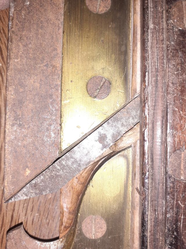 Cepillo antigua de carpintería