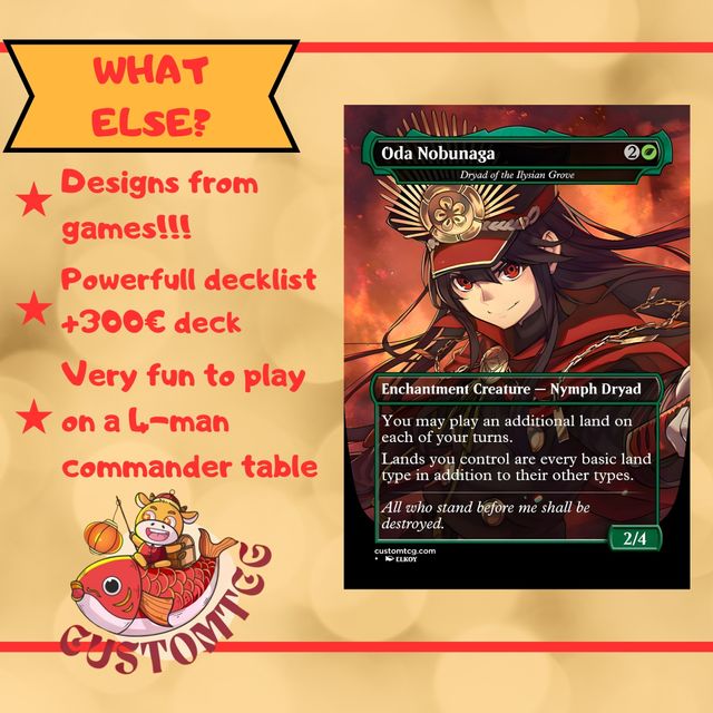 Deck Personalizado Fate Grand Order: Deck Ritsuka Mtg