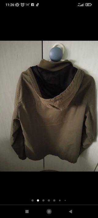 Chaqueta verde, parka, cortavientos...