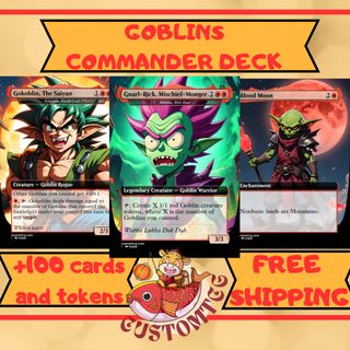 Mazo commander MTG Goblins kenkro Custom mtg