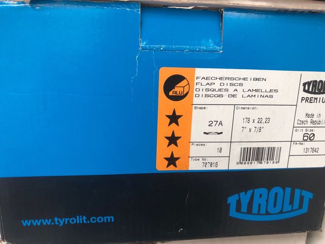 Disco laminas tyrolit 178 A40