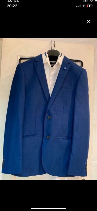 Traje,chaqueta,pantalon y camisa,del corte ingles