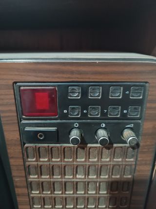 televisión antigua Grundig super electric