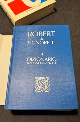 Dizionario francese italiano in due volumi