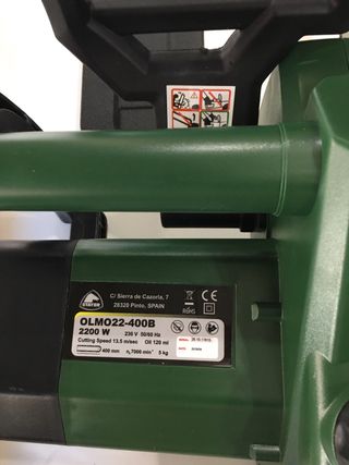 Moto sierra eléctrica