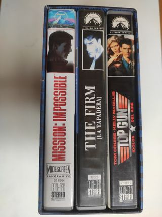 Vhs Tom Cruise 3 peliculas