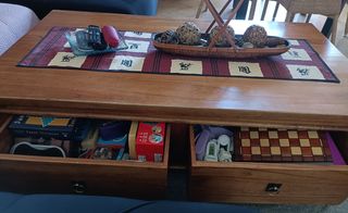 MESA MADERA MACIZA BAJA SALÓN