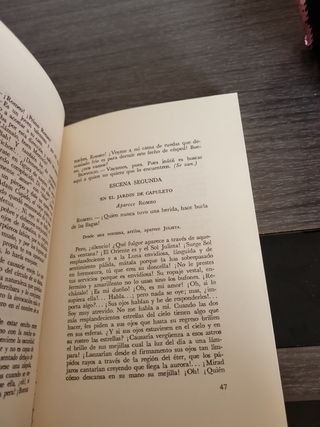 Libro: Romeo y Julieta