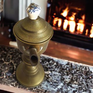 Antica lampada lanterna olio balena 1900