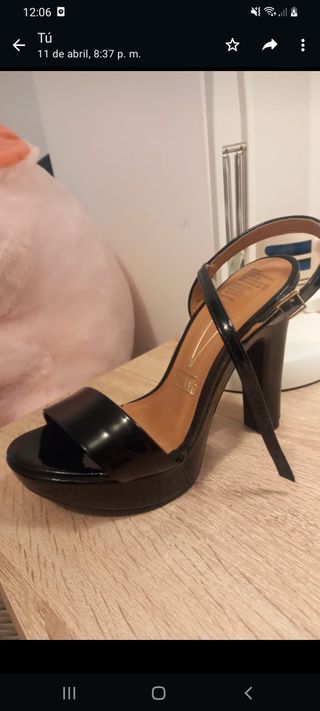 Sandalias negras talla 34/35