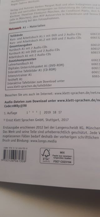 Libro ejercicios francés A1 (Netzwerk)