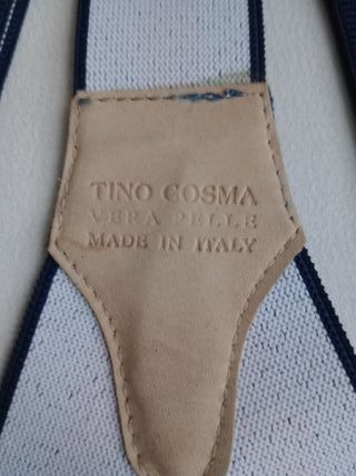 Corbata y tirantes de rayas Soloio