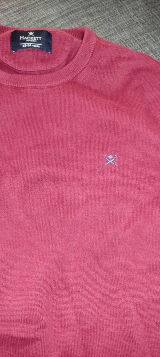 Jersey Hacket rojo niño 13-14 años