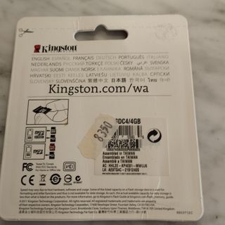Kingston Micro Sd 4 Gb 2011 NUEVA
