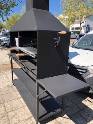 BARBACOA LEÑA/CARBON MODELO DOBLE