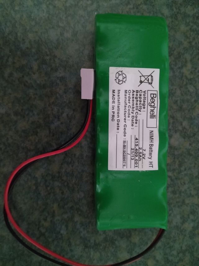 Batteria 7,2 volt 2500 mha Ni-MH