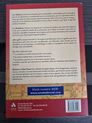 Libro: Por qué los hombres no escuchan...