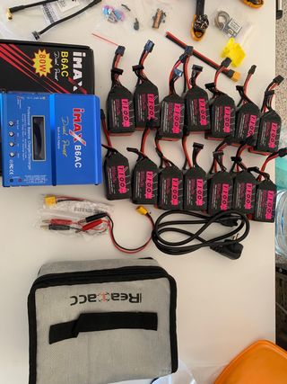 Kit Drone fpv dedrones gafas y baterias 6s