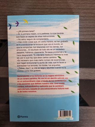 Libro: No me iré sin decirte a donde voy