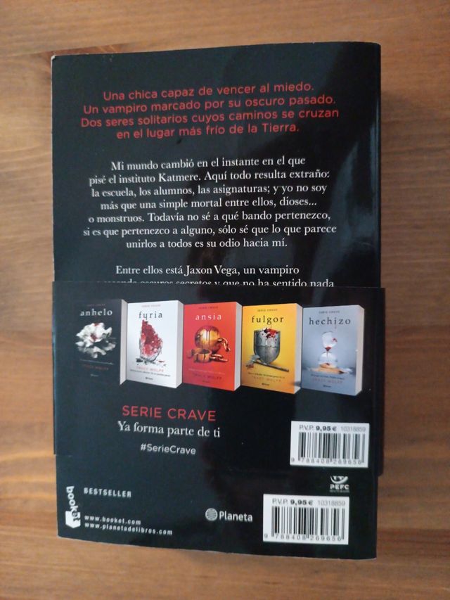 LIBRO ANHELO SERIE CRAVE 1