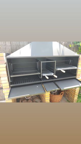 BARBACOA LEÑA/CARBON TRIPLE