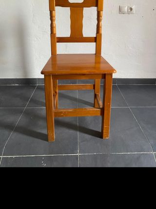 SILLAS MADERA PROVENZAL