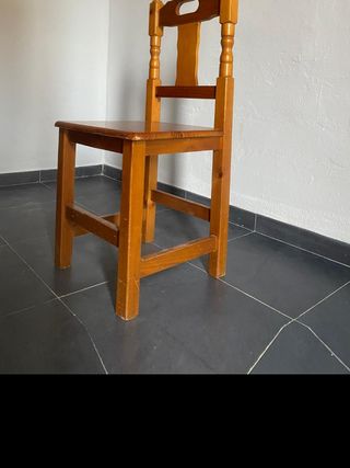SILLAS MADERA PROVENZAL