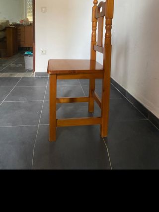 SILLAS MADERA PROVENZAL
