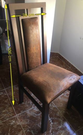 6 sillas de salón
