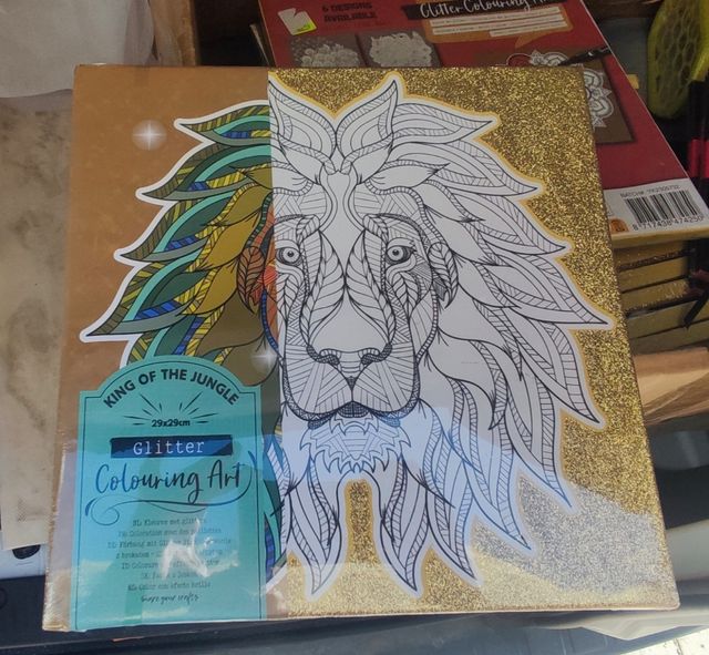 Lienzos con purpurina