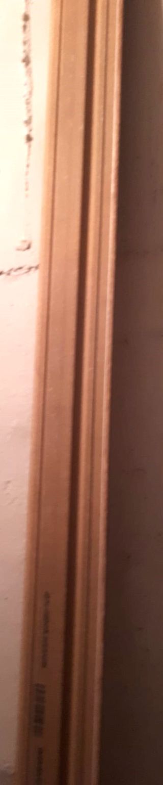 RODAPIE LISO CON PASACABLE DE MDF 240x8x1,5 cm