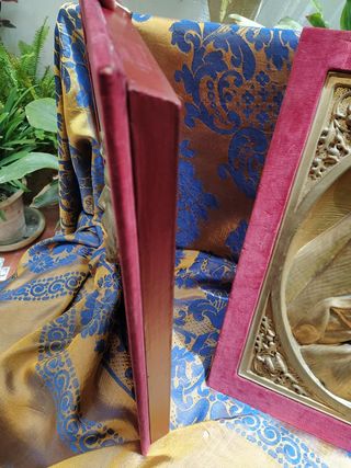 antigua pareja cuadros religiosos