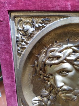 antigua pareja cuadros religiosos