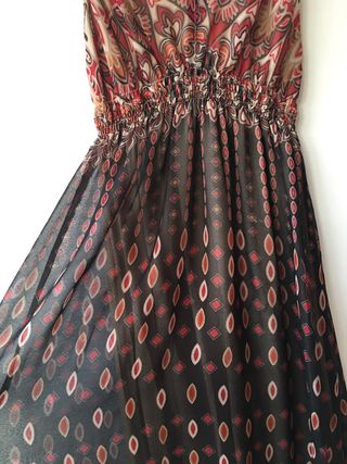 Vestido gasa largo Leyenda Co