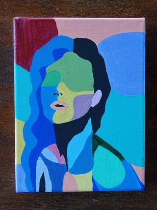 Quadro volto donna