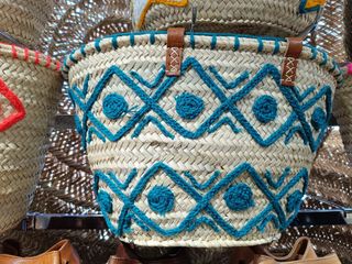 Bolso cesto capazo playa
