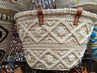 Bolso cesto capazo playa