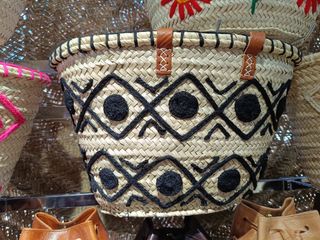 Bolso cesto capazo playa