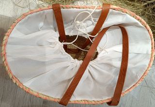 Bolso cesto capazo playa