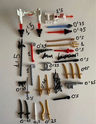 Playmobil armas y armas espaciales