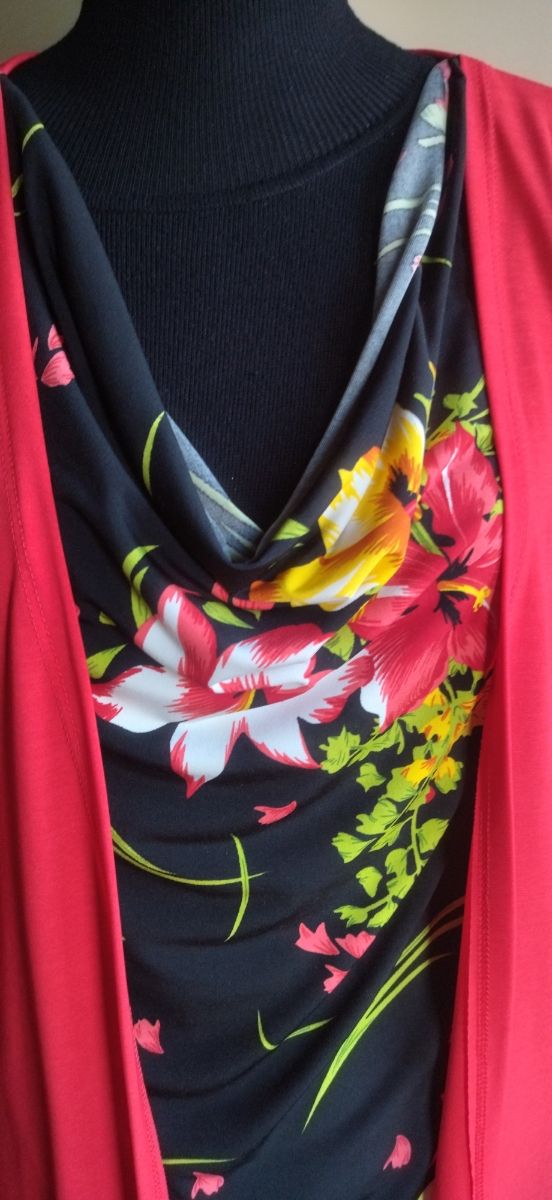 Blusa finto twin-set - nuova