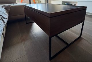 Mesa centro elevable madera y acero The Masie